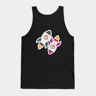 space dog love Tank Top